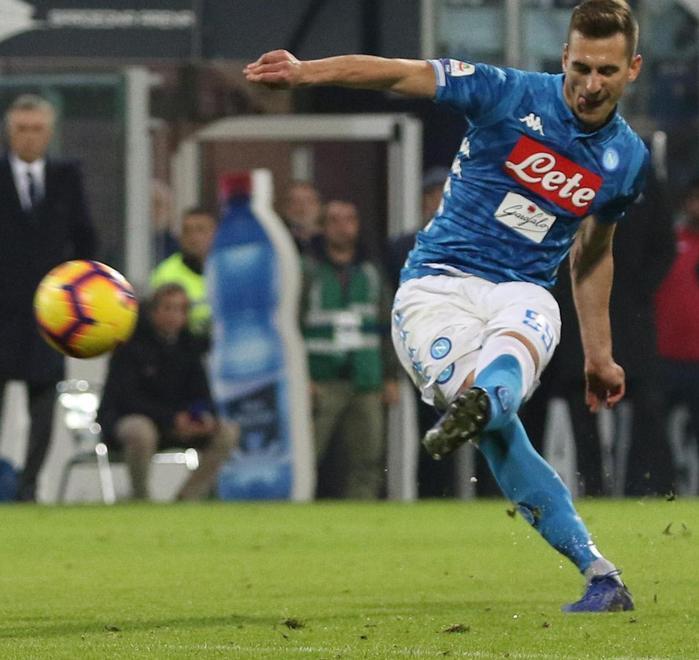 Capolavoro Milik nel recupero Il Napoli risponde alla Juventus 