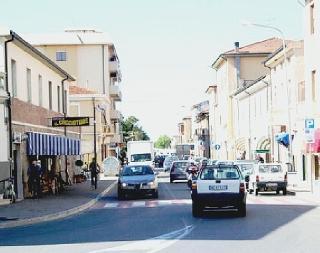Uno scorcio di via Cerrini