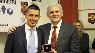 L’arbitro Livio Marinelli domani alla Covetta per allenarsi insieme ai giovani fischietti