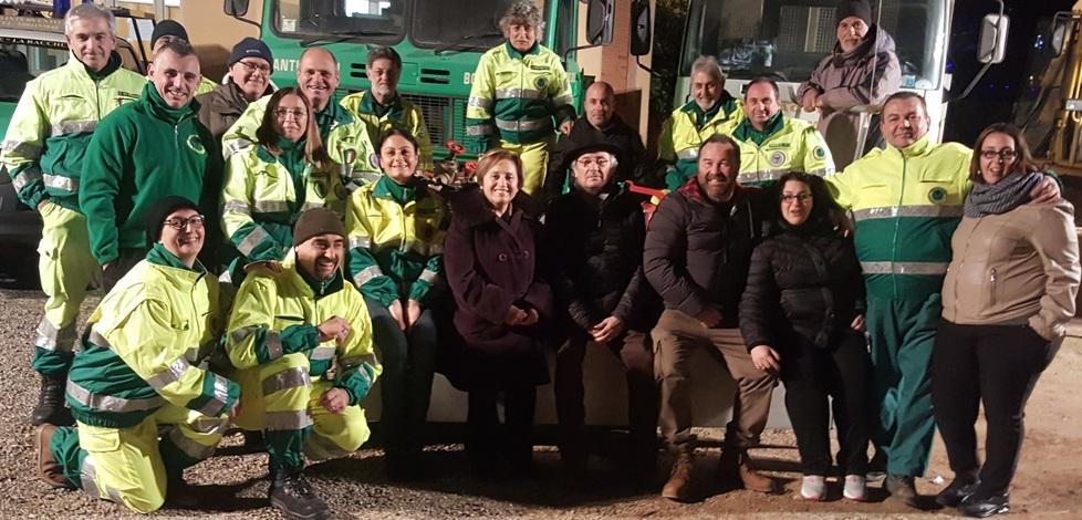 Volontari in festa Il sindaco consegna una nuova idrovora 