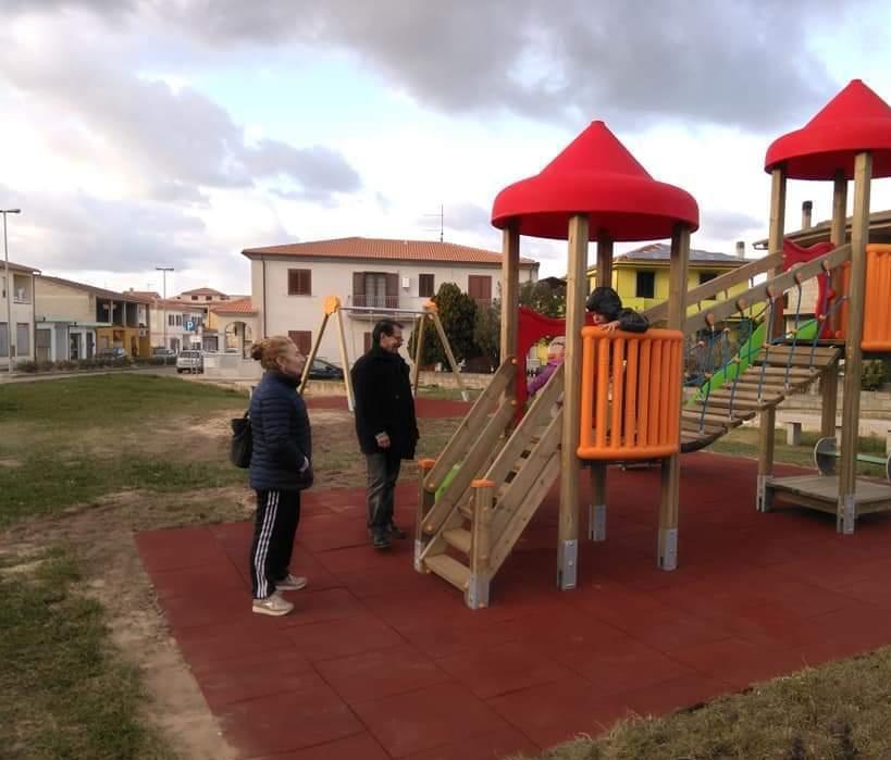 Nuovo parco giochi a Valledoria 