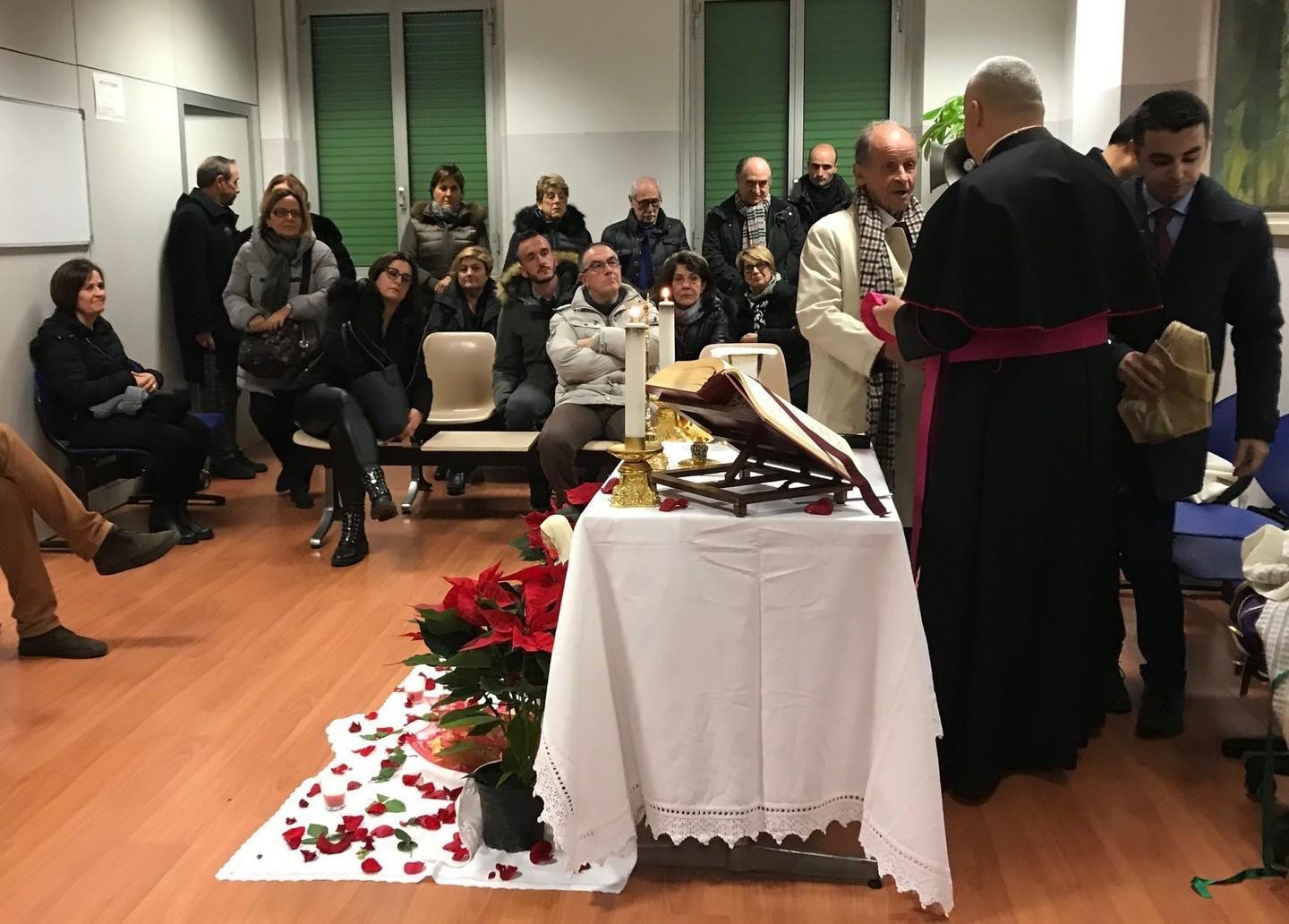 L’arcivescovo benedice i lavoratori