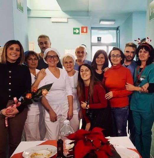 Pranzo natalizio alla casa di riposo