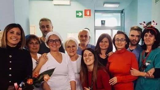 Pranzo natalizio alla casa di riposo
