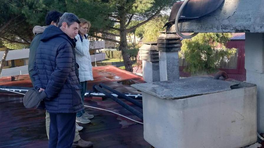 Visita alla Leopardi e alla scuola di Fossone del sindaco De Pasquale
