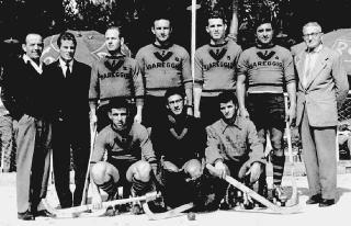 Una formazione dell’Spv Viareggio negli anni Cinquanta