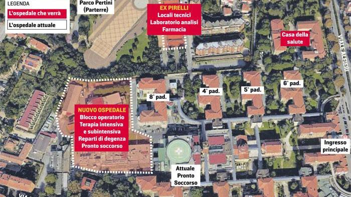 C’è l’accordo: si farà il nuovo ospedale di Livorno. Ecco dove sorgerà