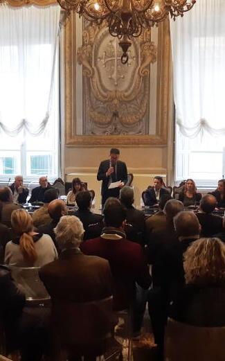 Scambio di auguri in Comune