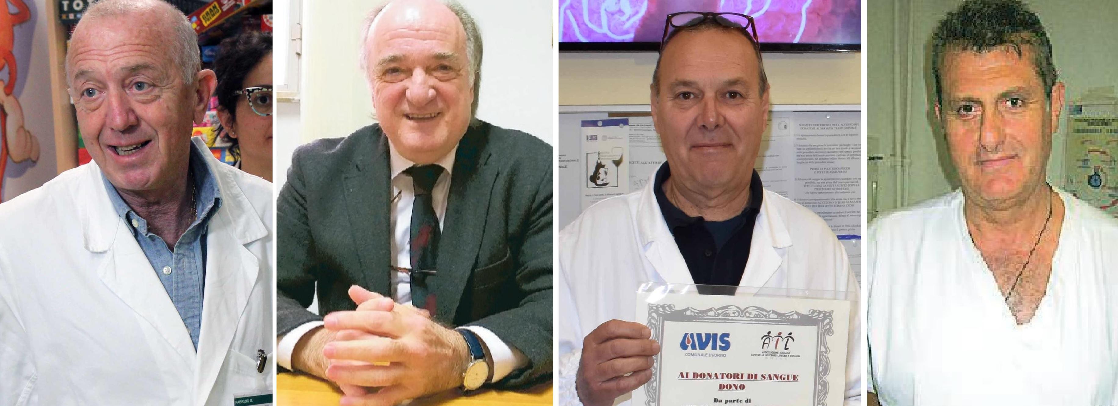 Da sinistra: Gadducci, Bosio, Palla e Talini