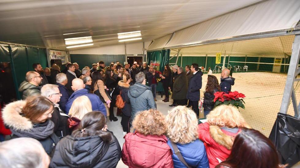 Inaugurata la tensostruttura