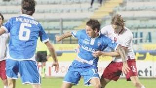 Saudati in azione contro la Reggina