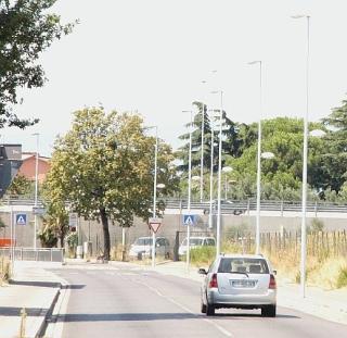 A destra la tangenziale sotto l’assessore Caverni