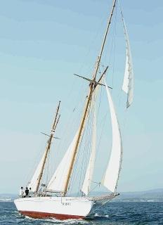 Il “Javelin of Northam” in navigazione