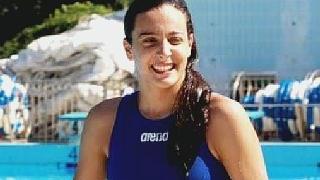 Chiara Tabani a bordo vasca