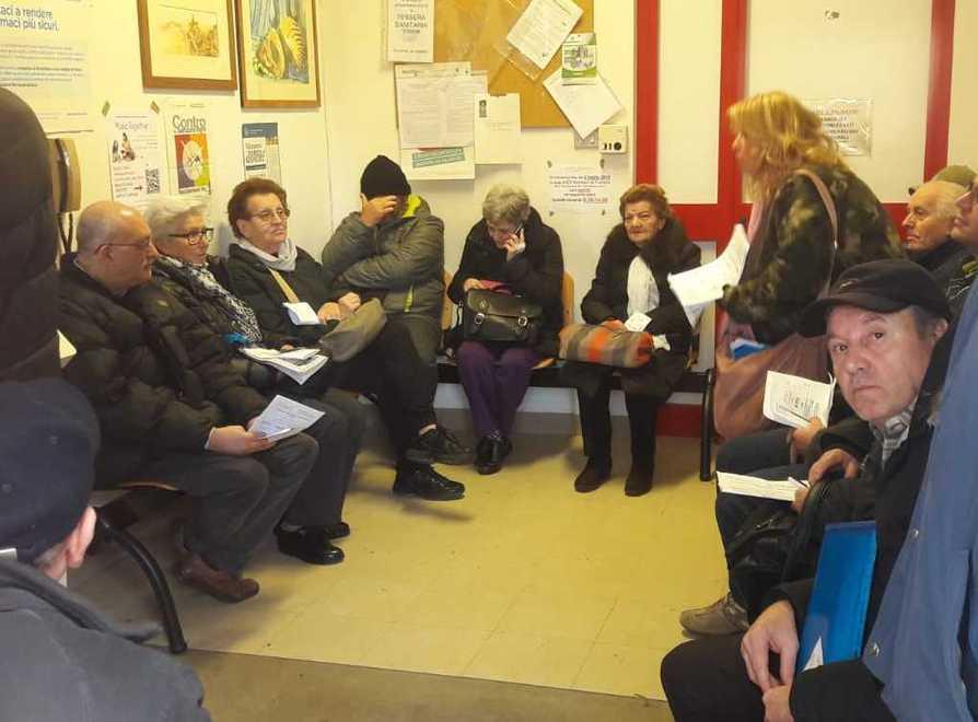 Ex Sant’Anna Code e freddo per ritirare i farmaci 
