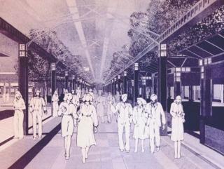 la galleria coperta nel progetto
