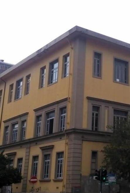Lavori all’aula magna del Rossi