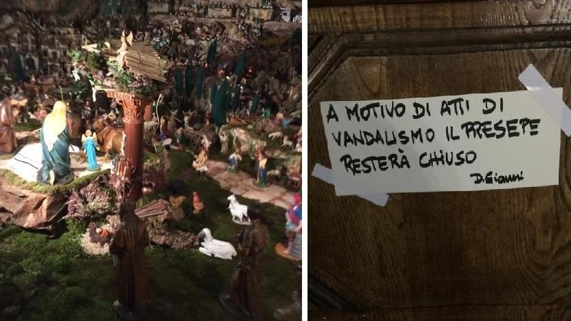 I vandali entrano nella chiesa, in frantumi statua del presepe