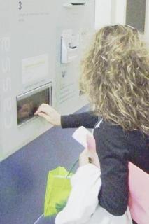 Macchinetta del ticket all’ospedale