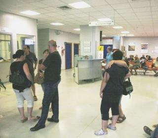 Utenti al Pronto soccorso del Versilia