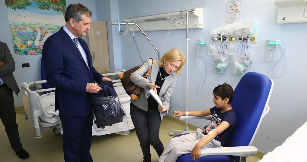 Il Questore in Pediatria