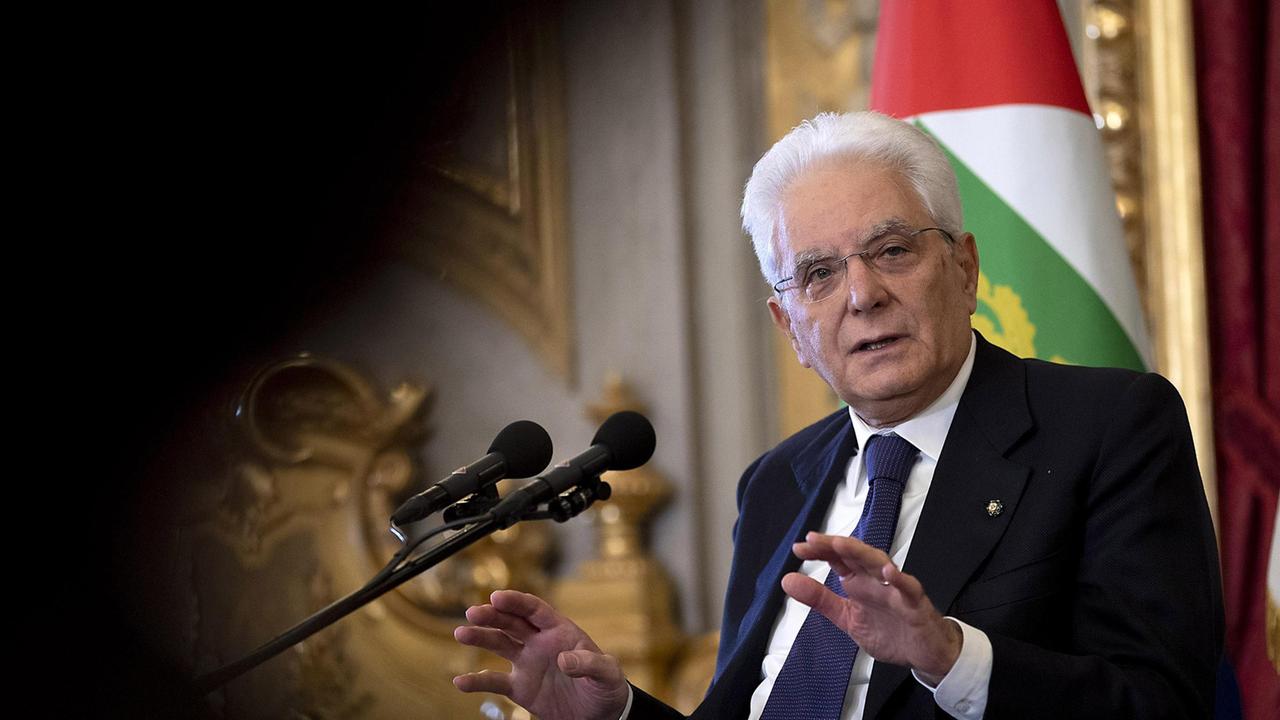 Il presidente della Repubblica, Sergio Mattarella
