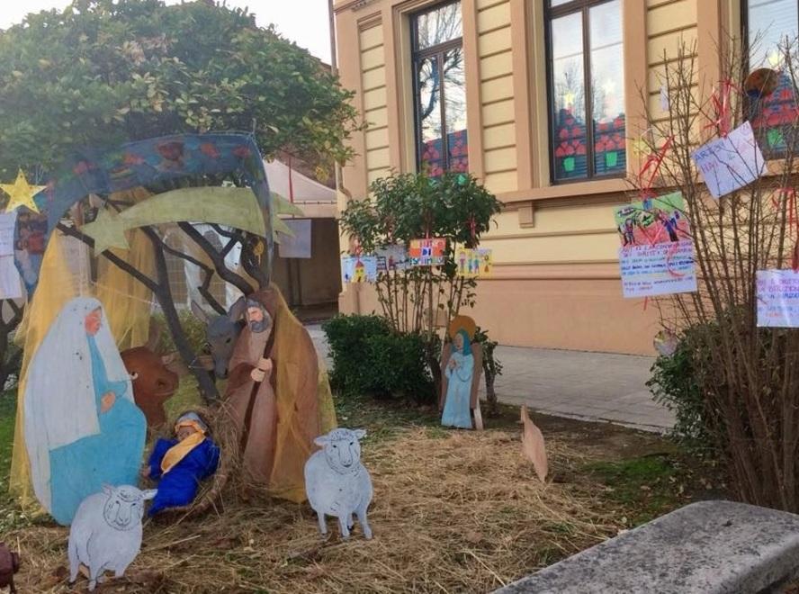 Il Presepe dei diritti della scuola “Puccini”