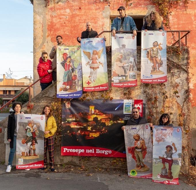 Figure tradizionali del Presepe esposte per le vie del centro 