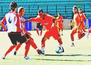 Banchelli, autore del gol della bandiera della Pistoiese
