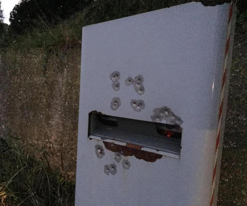 Autovelox a Fiorentina preso a fucilate ma sempre in funzione 