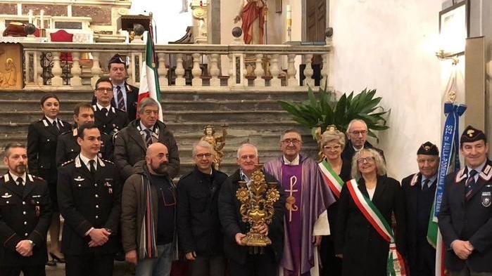 Ritrovato il candelabro rubato dalla chiesa dell’Annunziata