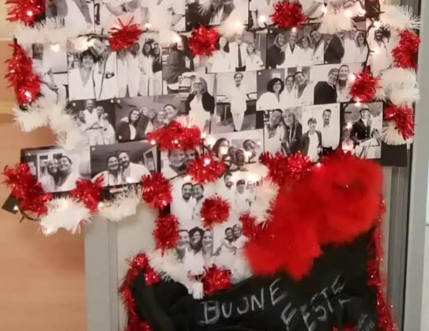 Gli addobbi di Natale? Le foto di tutti i sanitari