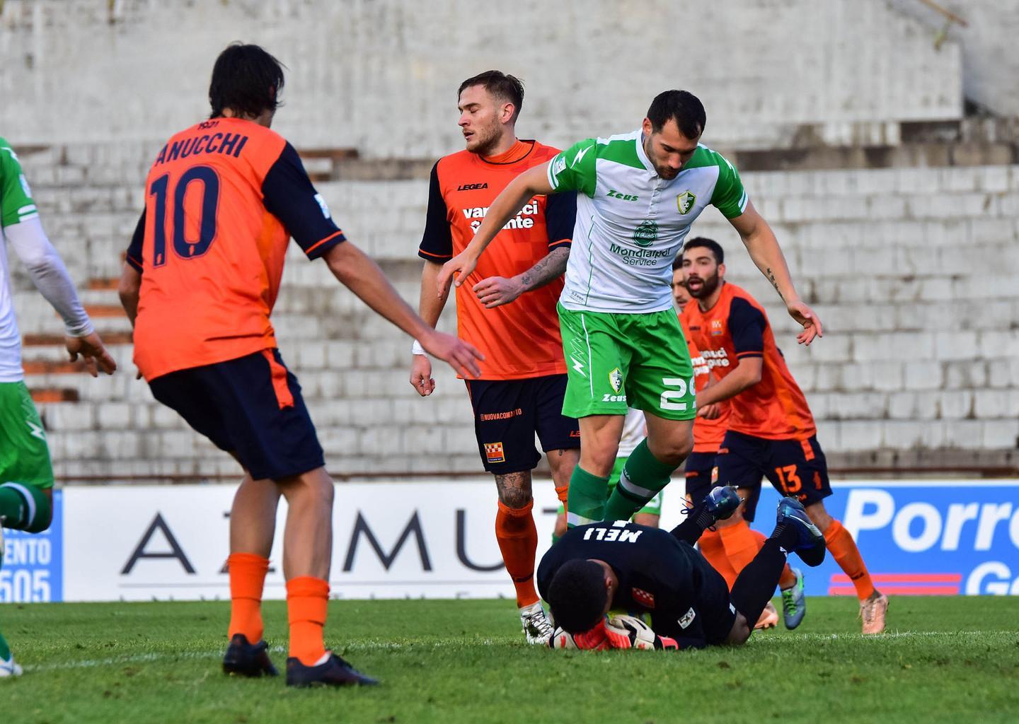 L’Arzachena crolla anche a Pistoia 