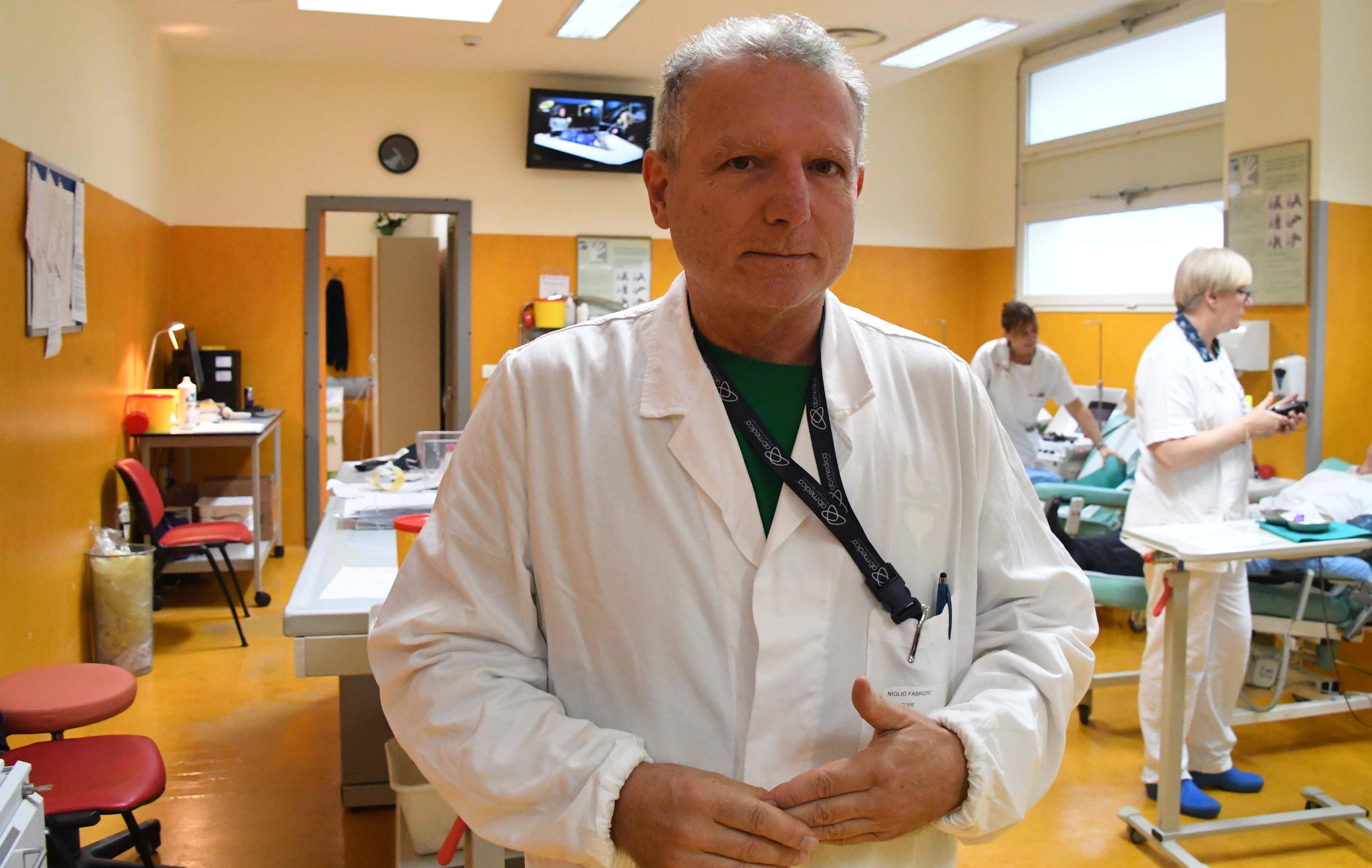 Fabrizio Niglio, primario del centro trasfusionale