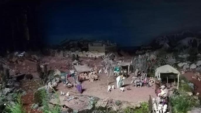 Dopo 9 anni riaperto il presepe alla Rocca