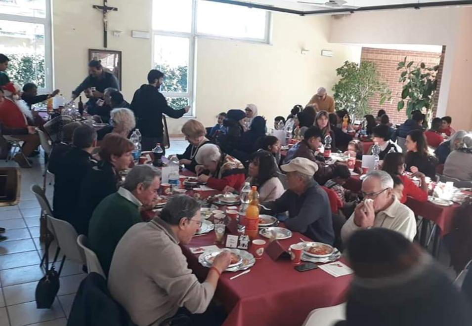 In 280 al pranzo di Natale di Sant’Egidio che ha “raddoppiato” con Pontetetto 