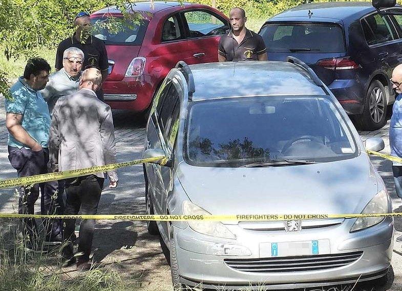 L'auto in cui morì la piccola Giorgia (Foto Muzzi)