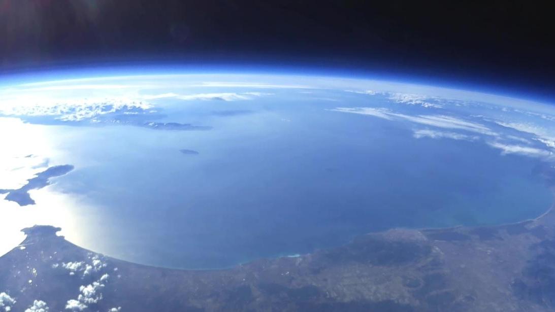 La costa dall'alto