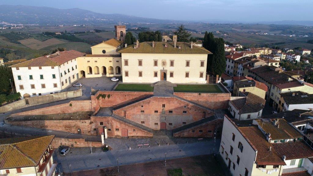Una veduta della Villa Medicea di Cerreto Guidi