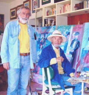 Fabio Cecchini nello studio di Schinasi