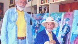 Fabio Cecchini nello studio di Schinasi