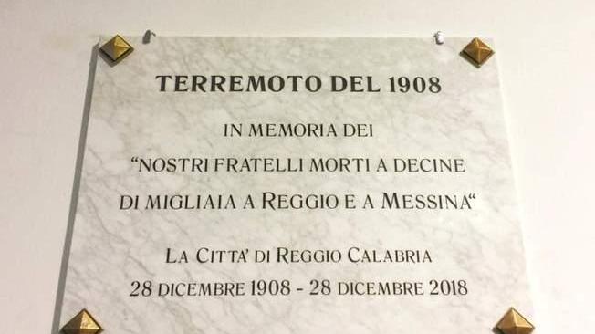 Reggio Calabria ricorda terremoto 1908