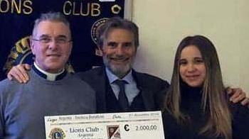 Lions donano duemila euro per il centro giovanile