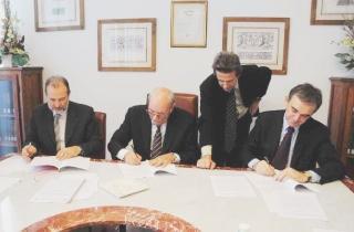 La firma del protocollo sulla sanità