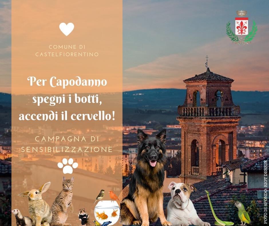 La locandina della campagna di sensibilizzazione del Comune di Castelfiorentino