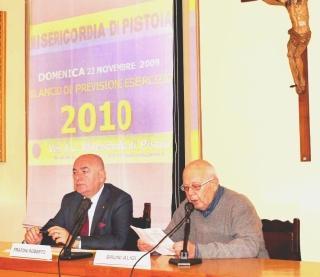 Il direttore Roberto Fratoni e il presidente Aligi Bruni