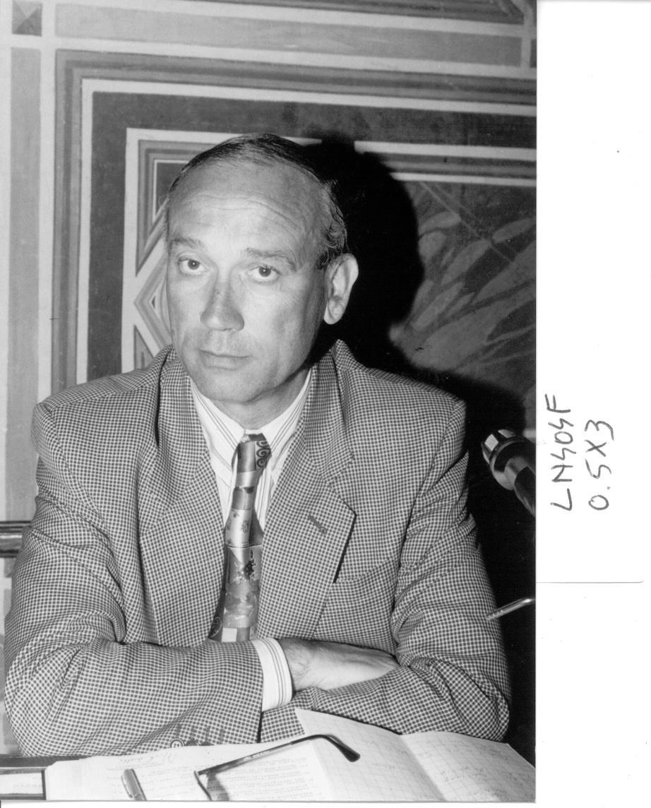 Renzo Pairetto all'epoca in cui sedeva sui banchi del consiglio comunale di San Miniato