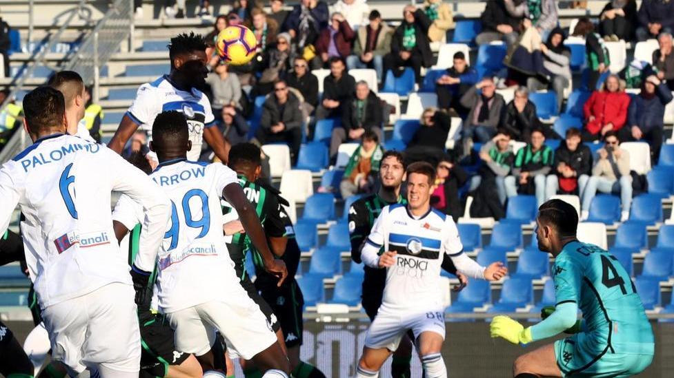 Sassuolo umiliato dall’Atalanta sotto gli occhi di Squinzi