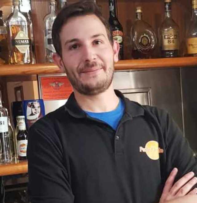 Andrea Gasperetti del bar Punto d’incontro