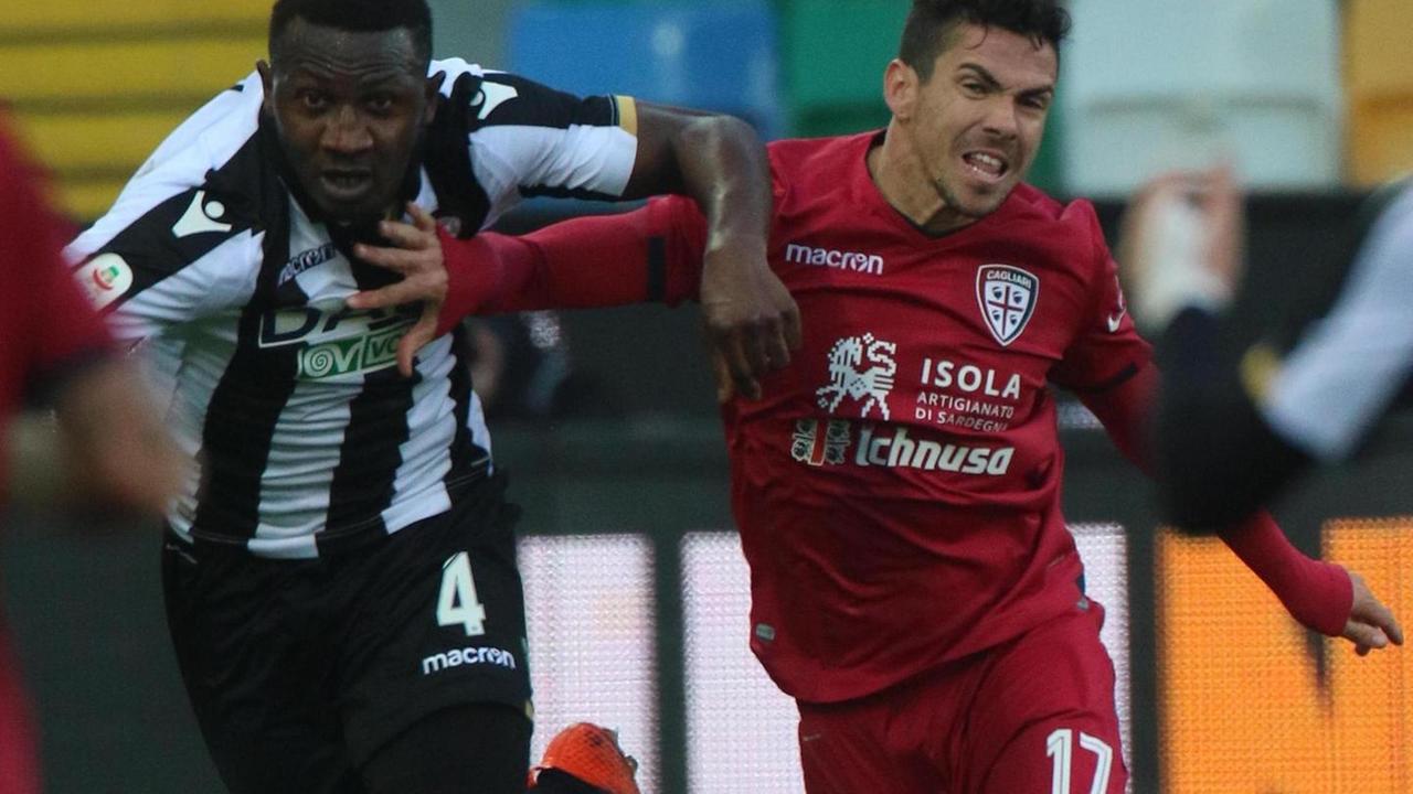 Cagliari autolesionista l’Udinese ne approfitta